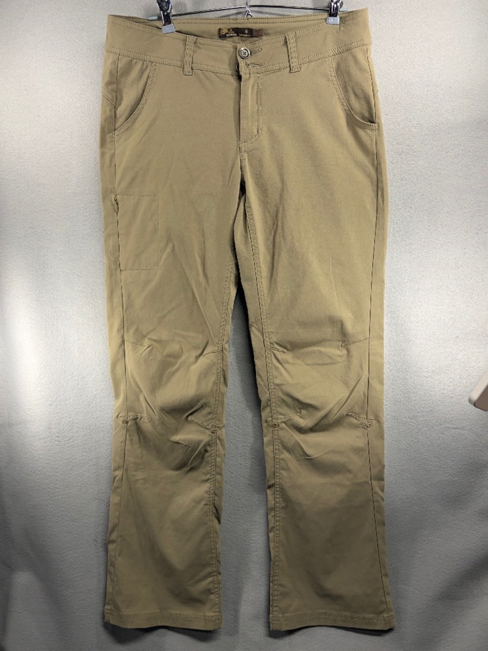 PrAna Women's Khaki Tech Pants sz 8